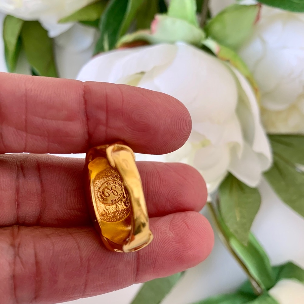 VTG Elizabeth Taylor Gold Pave Ring - Picture 3 of 4